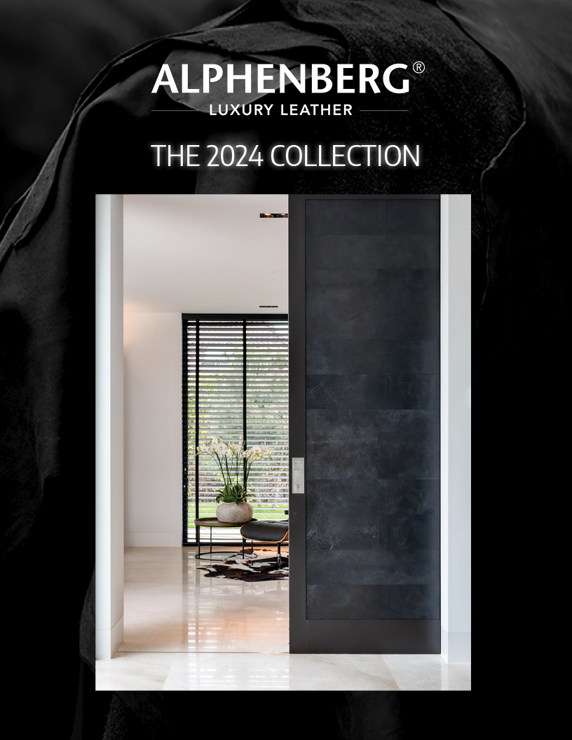 Cover of the Alphenberg NY 2024 Leather Collection Catalog